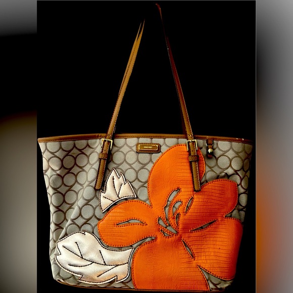 Nine West floral tote bag - Picture 1 of 8